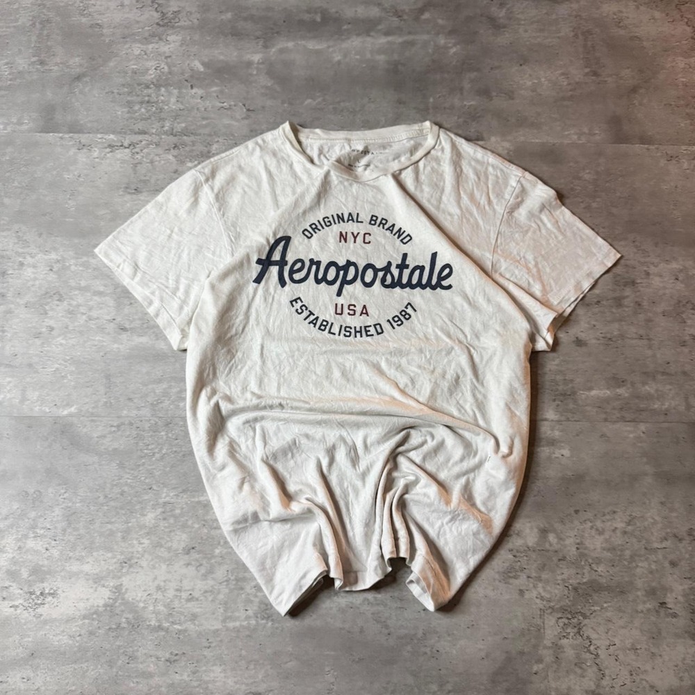 Grunge 2000s Relaxed Aeropostale Skater Streetwear Y2K Vintage Tee Shirt